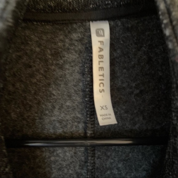 Fabletics Calypso asymmetrical grey moto jacket womens size XS - Picture 11 of 15